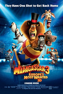 Madagaskar 3 Avrupa’nın En Çok Arananları izle